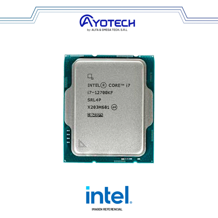 PROC. INTEL CORE I7 12700KF 3.6GHZ-25MB | LGA 1700 | S/ COOLER - Imagen 2