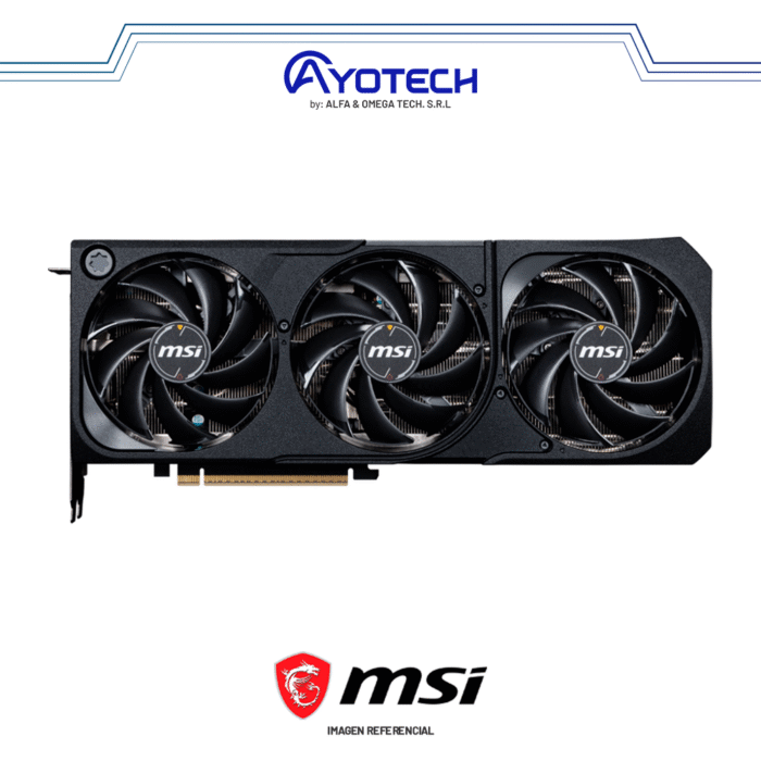 TARJ. VIDEO MSI GEFORCE RTX 5070 TI 16GB GDDR7 SHADOW 3X OC | 256 BITS - Imagen 2