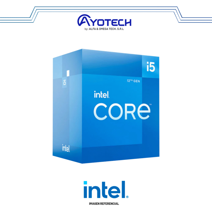 PROC. INTEL CORE I5 12400F 2.5GHZ-18MB | LGA 1700 | S/ COOLER - Imagen 1