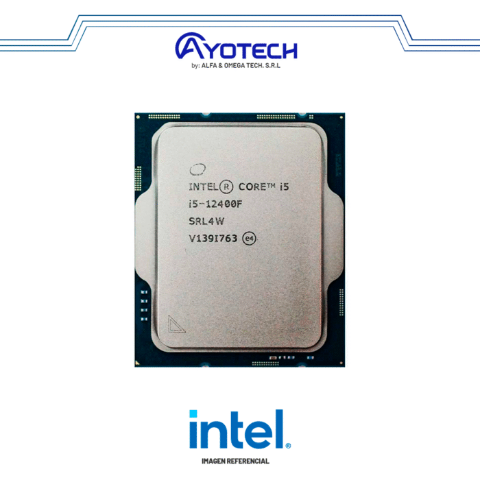 PROC. INTEL CORE I5 12400F 2.5GHZ-18MB | LGA 1700 | S/ COOLER - Imagen 2