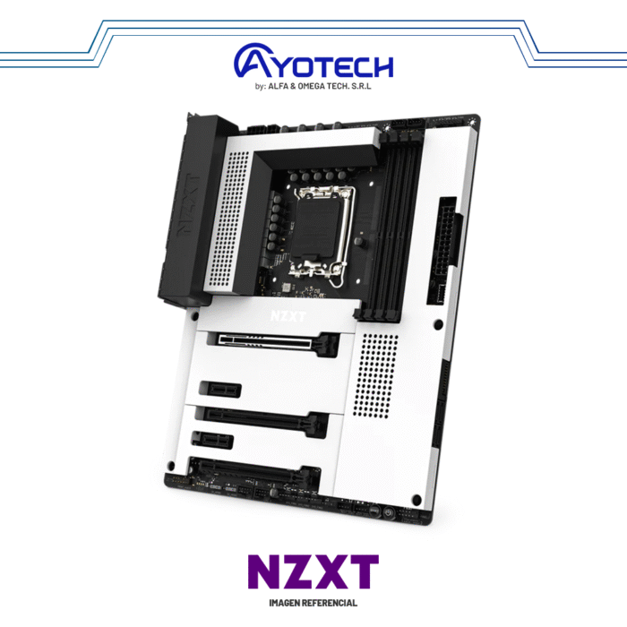 MB NZXT N7-Z790 WHITE ATX | LGA 1700 | LED-RGB - Imagen 2