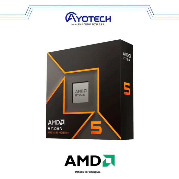 PROC. AMD RYZEN 5 9600X 3.9-5.4GHz-32MB | AM5 | S/ COOLER - Imagen 1