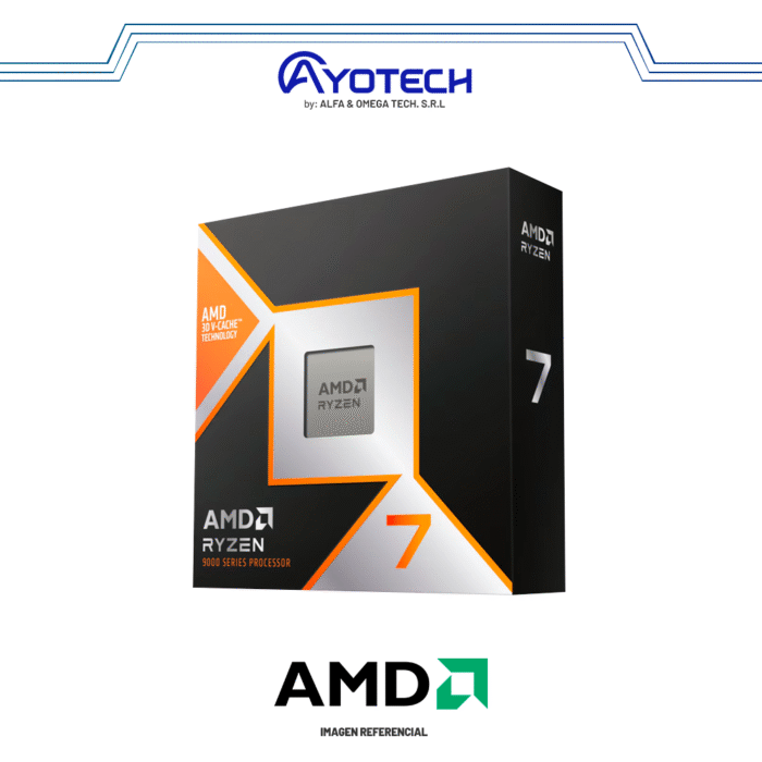 PROC. AMD RYZEN 7 9800X3D 4.7GHz | AM5 | S/ COOLER - Imagen 1