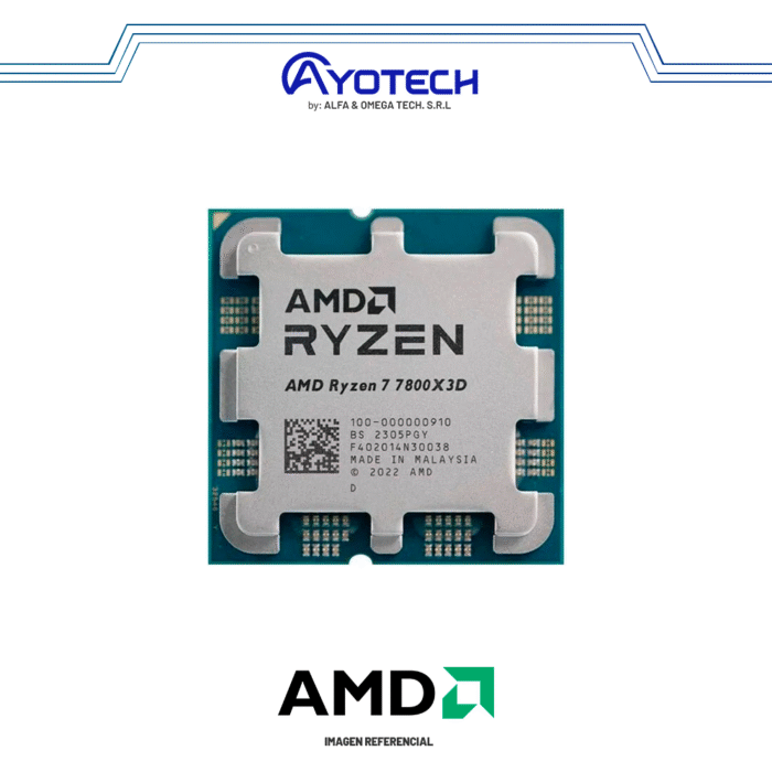 PROC. AMD RYZEN 7 9800X3D 4.7GHz | AM5 | S/ COOLER - Imagen 2