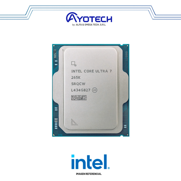 PROC. INTEL CORE ULTRA 7 265K 3.9-5.5GHZ-30MB | LGA 1851 | S/ COOLER - Imagen 2