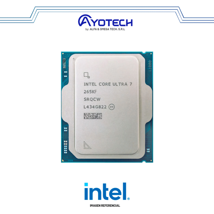 PROC. INTEL CORE ULTRA 7 265KF 3.9-5.5GHZ-30MB | LGA 1851 | S/ COOLER - Imagen 2