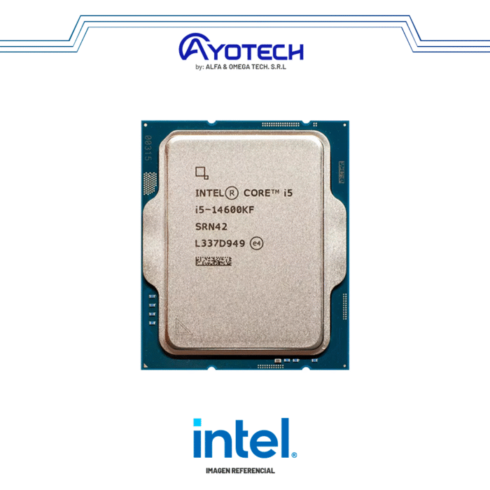 PROC. INTEL CORE I5 14600KF 3.5-5.3GHZ-24MB | LGA 1700 | S/ COOLER - Imagen 2