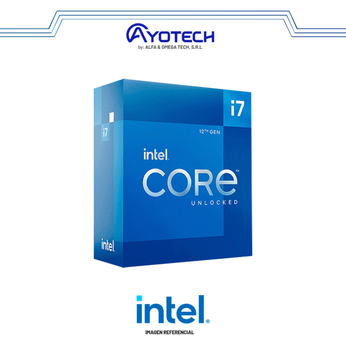 PROC. INTEL CORE I7 12700K 3.6-4.5GHZ-25MB | LGA 1700 | S/ COOLER - Imagen 1