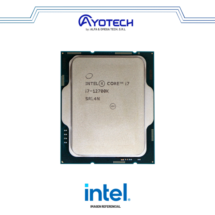 PROC. INTEL CORE I7 12700K 3.6-4.5GHZ-25MB | LGA 1700 | S/ COOLER - Imagen 2