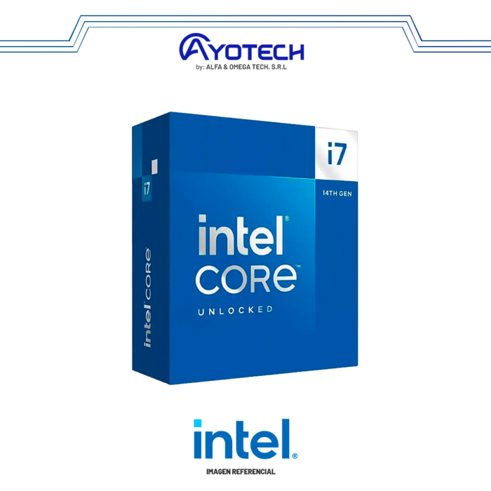 PROC. INTEL CORE I7 14700K 3.4-4.5.6GHZ-33MB | LGA 1700 | S/ COOLER - Imagen 1