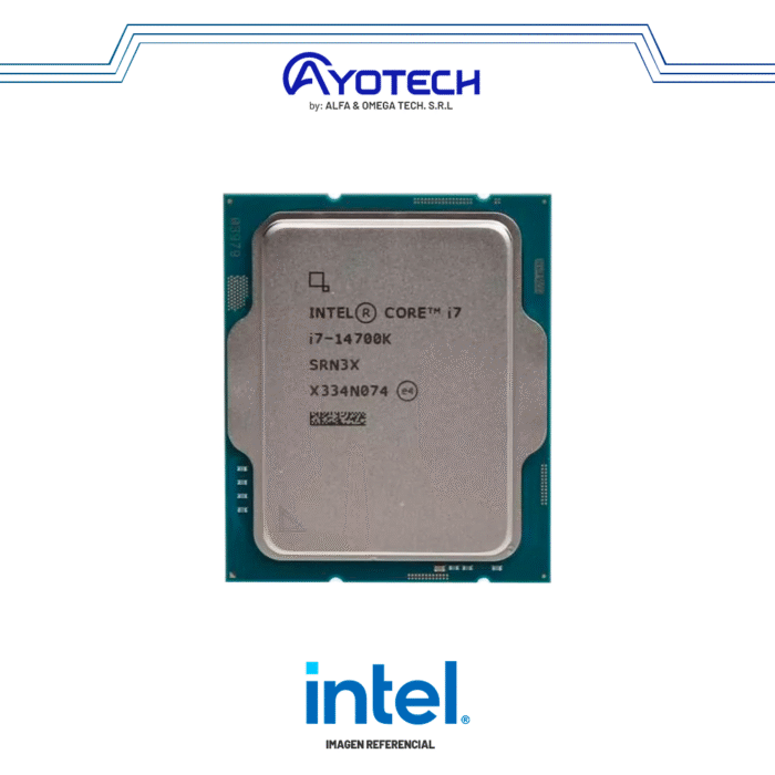 PROC. INTEL CORE I7 14700K 3.4-4.5.6GHZ-33MB | LGA 1700 | S/ COOLER - Imagen 2